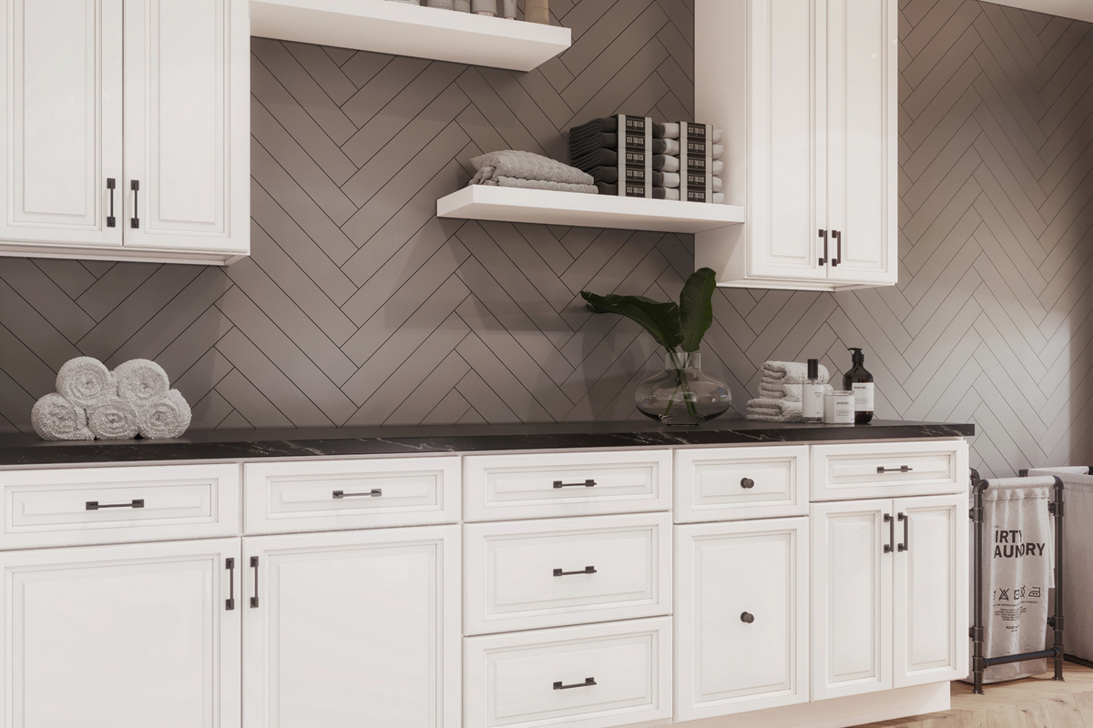 White Cabinets - Aspen White