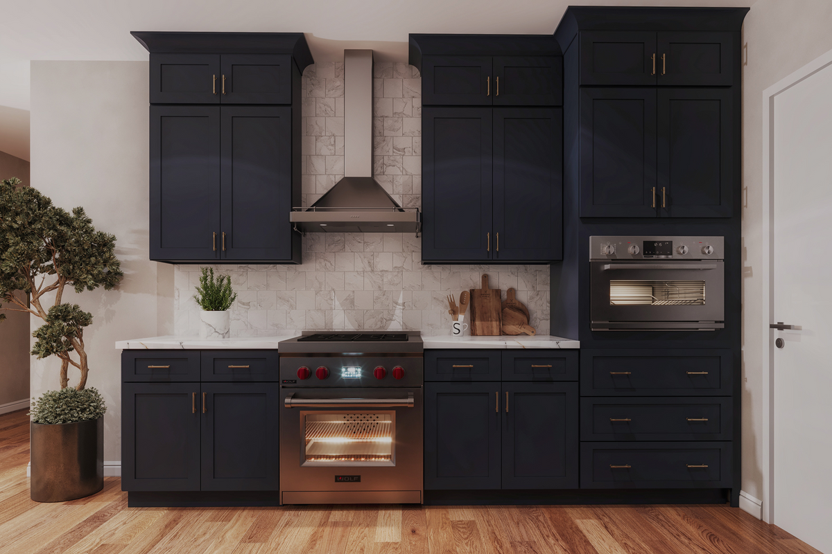 Blue Cabinets