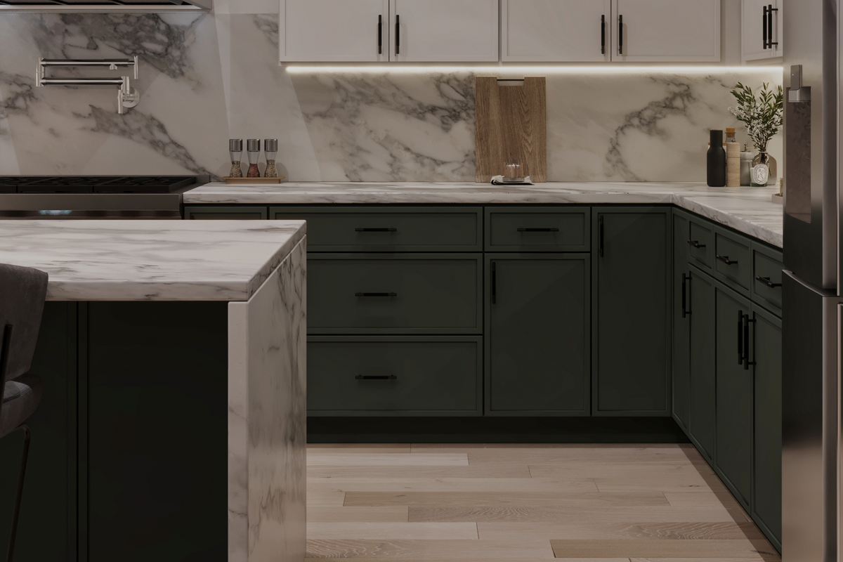 Green Cabinets