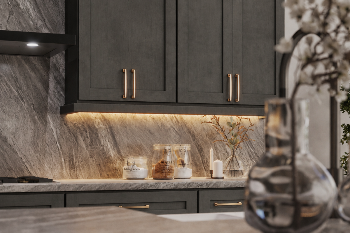 Gray Cabinets - Smoky Ash