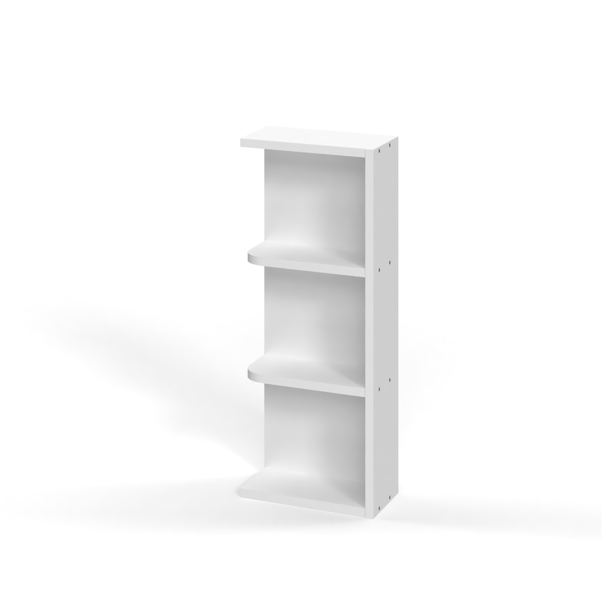 Shaker White 6" Wall End Shelf