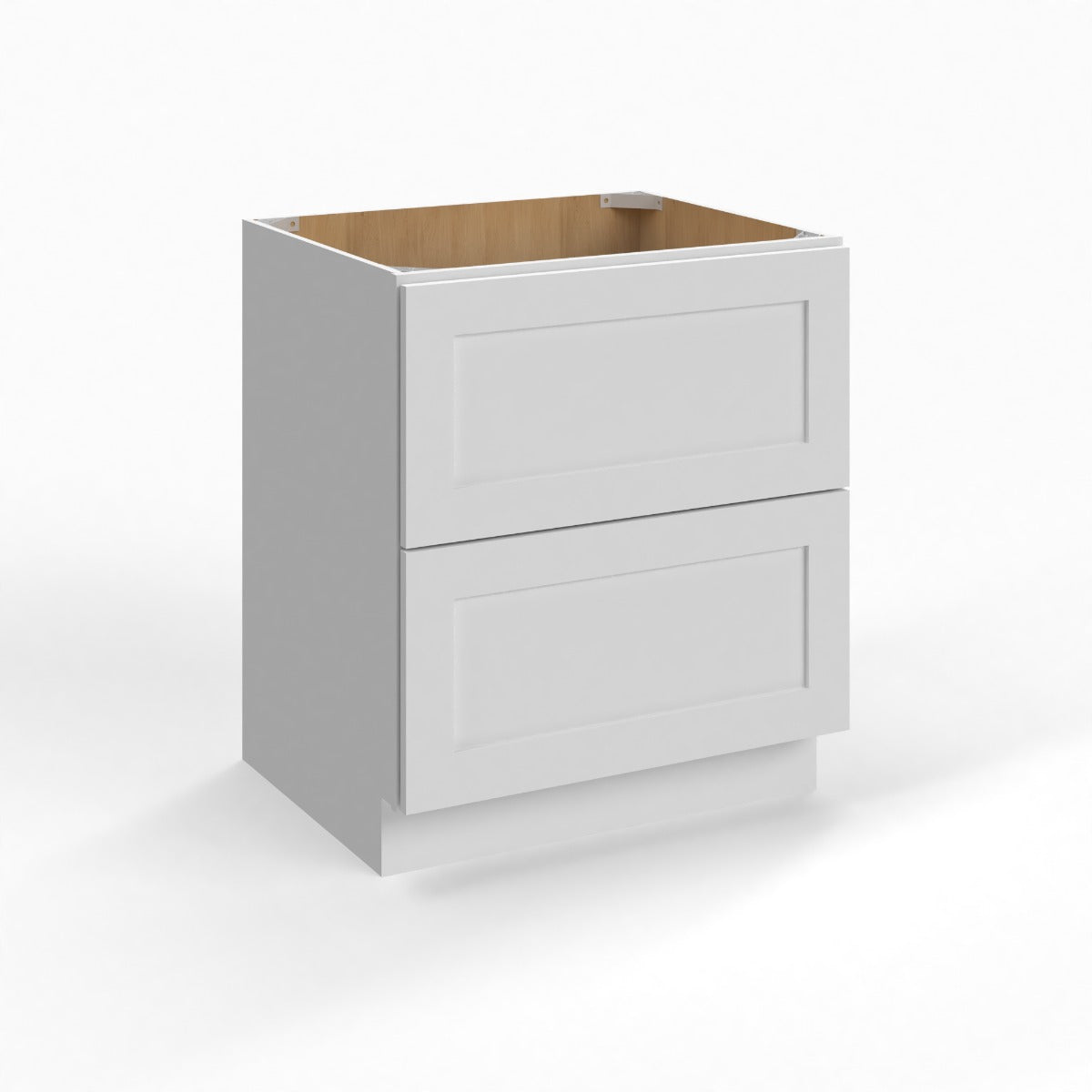 Shaker White 36" Drawer Base Cabinet