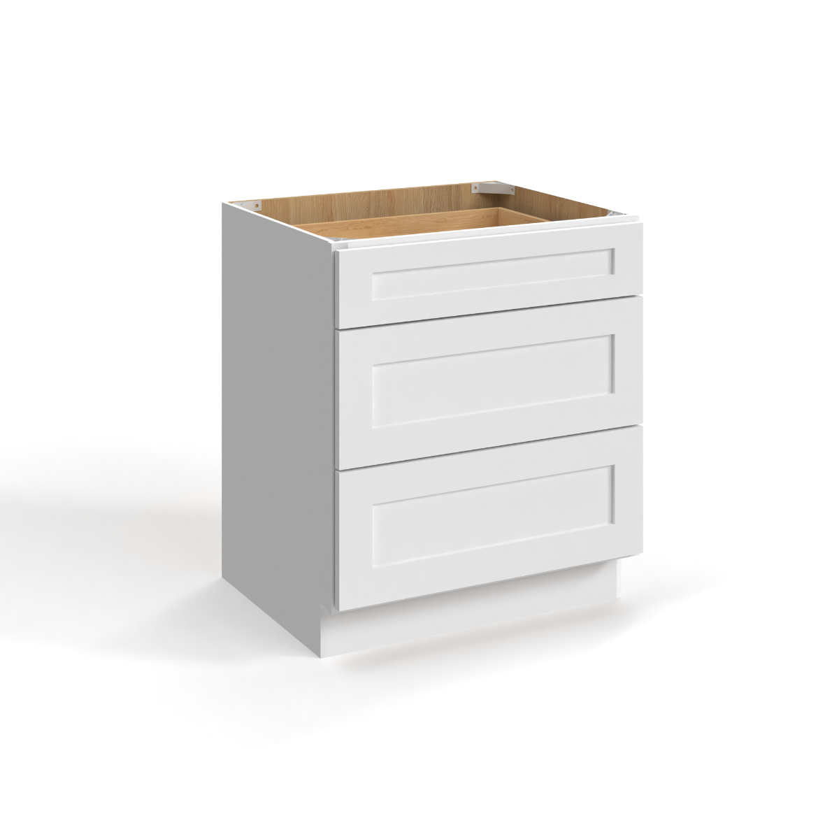 Shaker White 12" Drawer Base Cabinet
