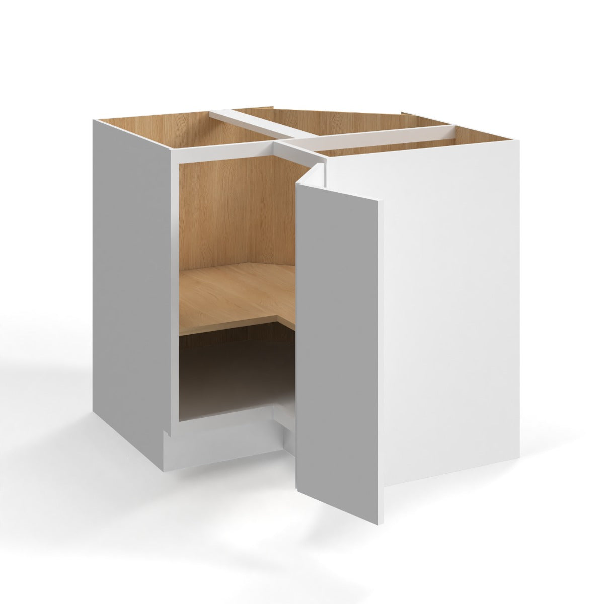 Shaker White 33" Lazy Susan Base Cabinet