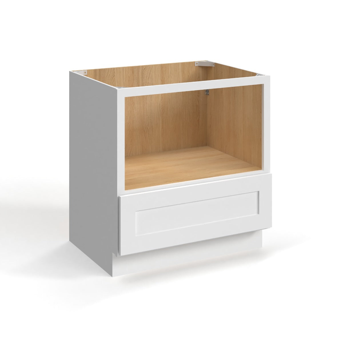 Shaker White 30" Microwave Base Cabinet