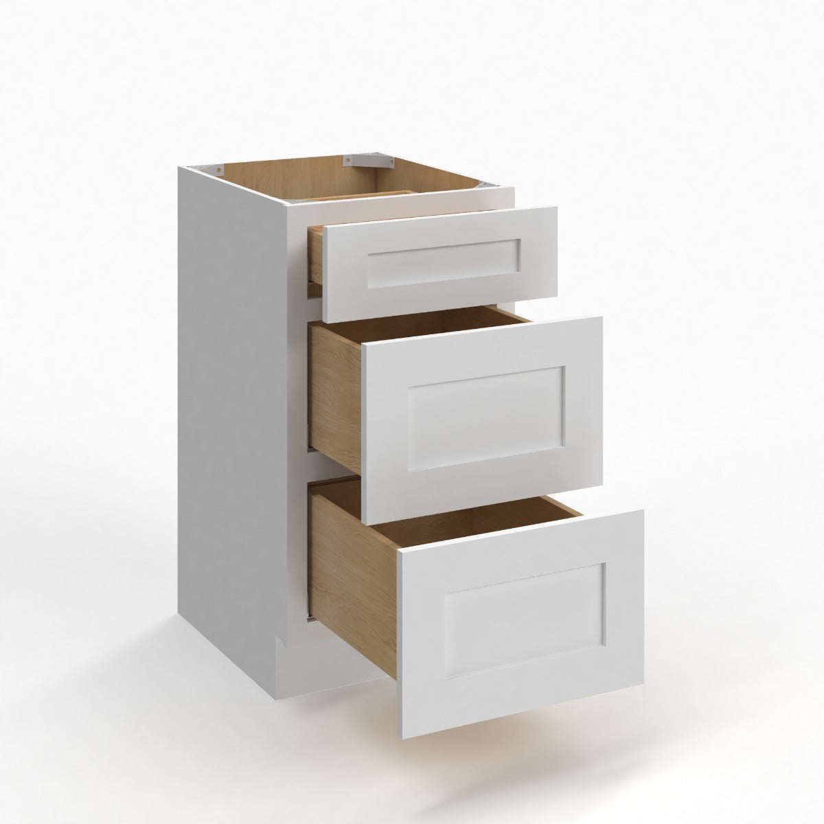 Shaker White 21" Vanity Drawer Cabinet