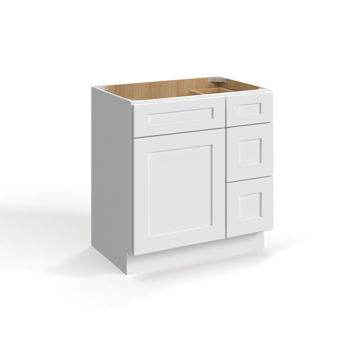 Shaker White 30" Vanity Combo