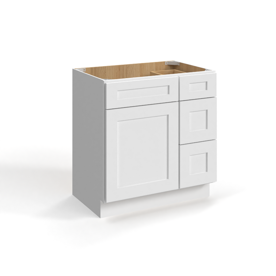 Shaker White 30" Vanity Combo
