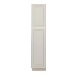 Charleston White 18" Utility Cabinet front view