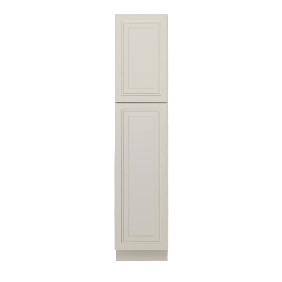 Charleston White 18" Utility Cabinet front view