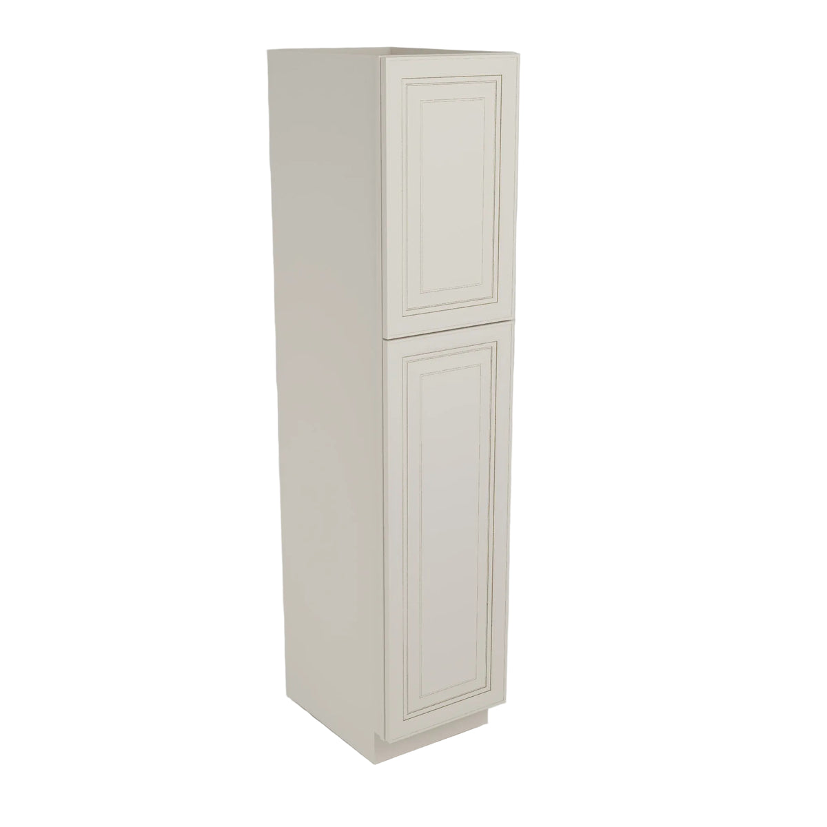 Charleston White 18" Utility Cabinet side view