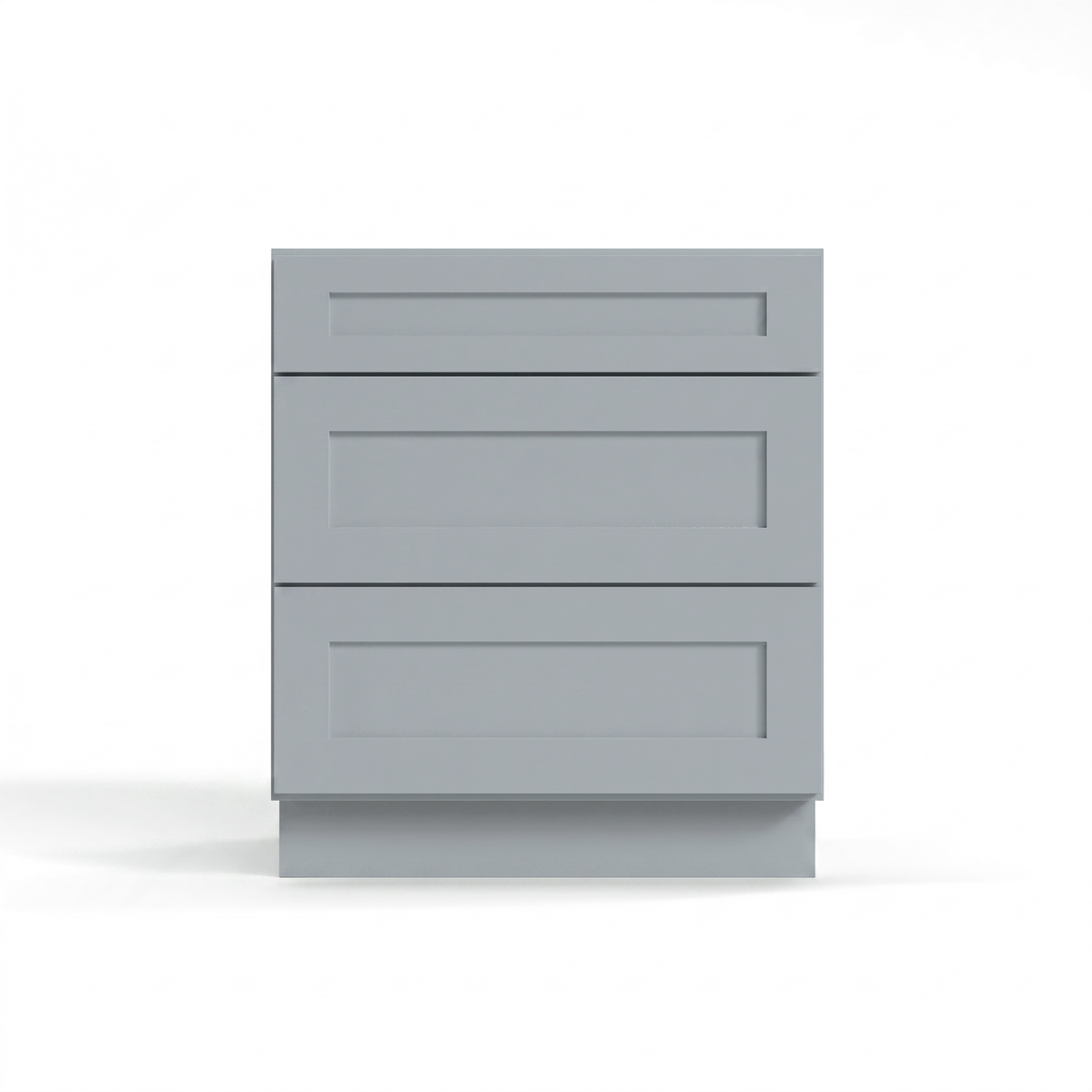 Shaker Gray 27" Drawer Base Cabinet