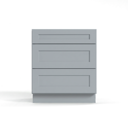 Shaker Gray 27" Drawer Base Cabinet