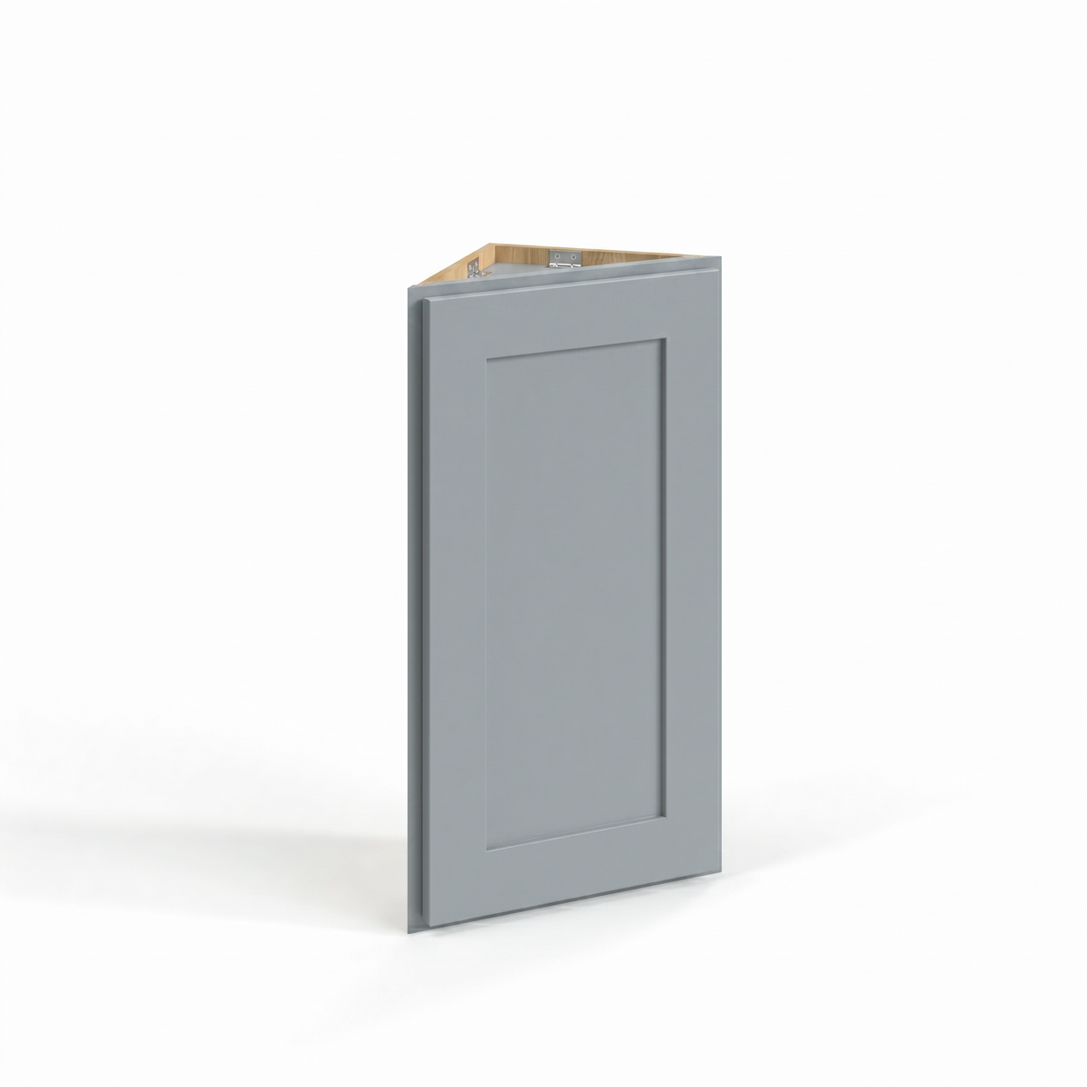 Shaker Gray 12" Angle Corner Wall Cabinet