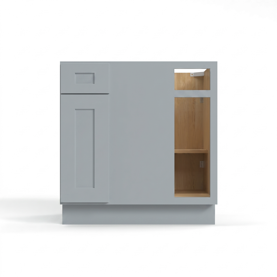 Shaker Gray 33" Blind Corner Base Cabinet