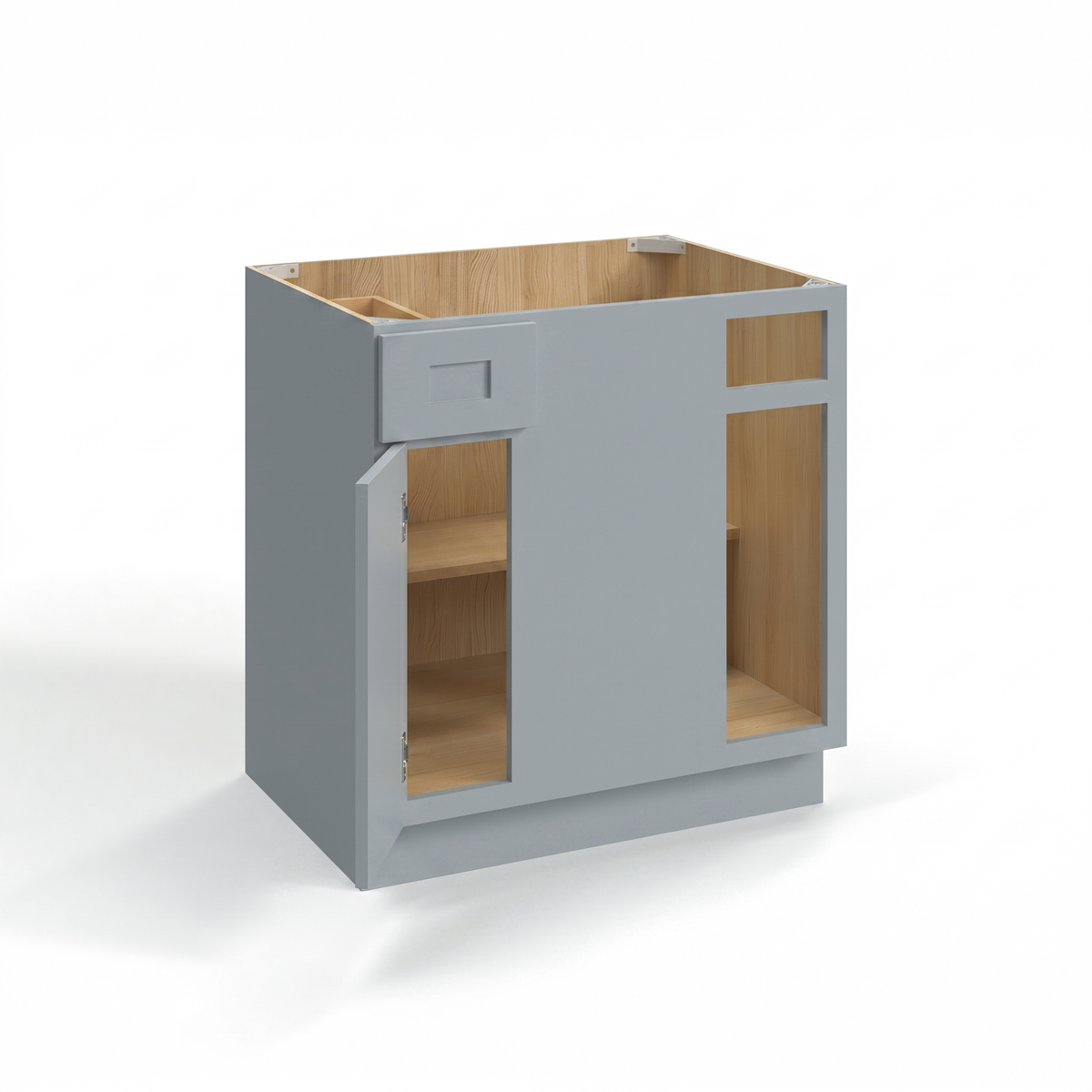 Shaker Gray 36" Blind Corner Base Cabinet