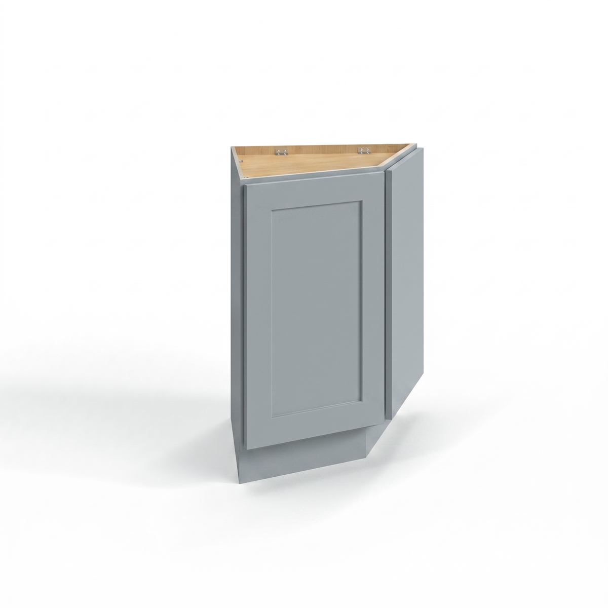 Shaker Gray 24" Angle Corner Base Cabinet