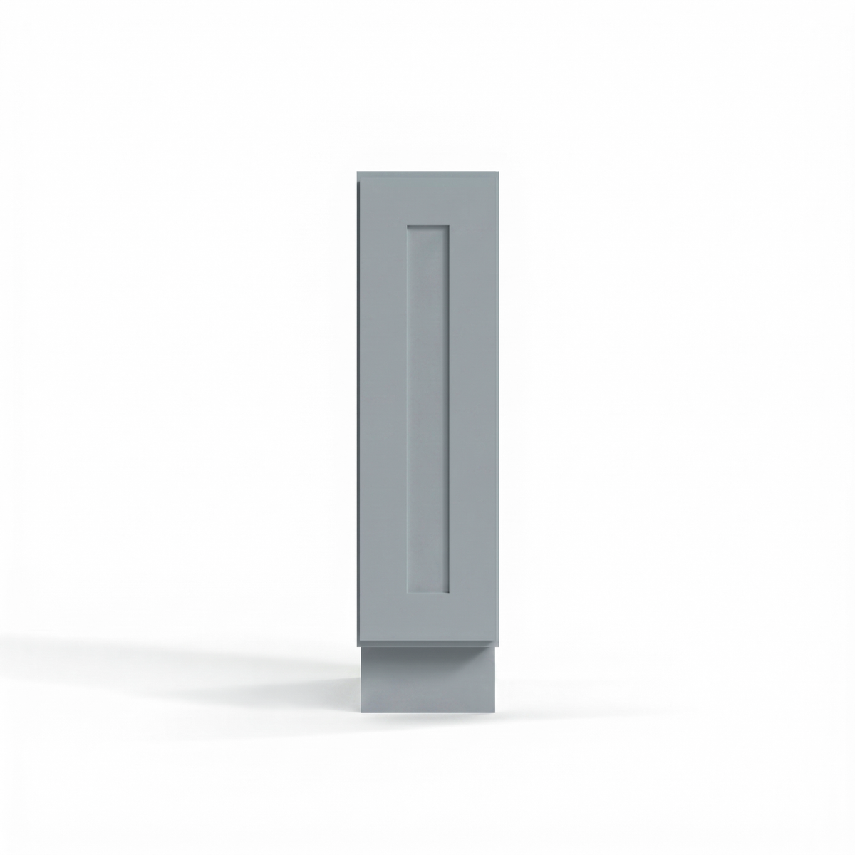Shaker Gray 9" Full Height Door Base Cabinet