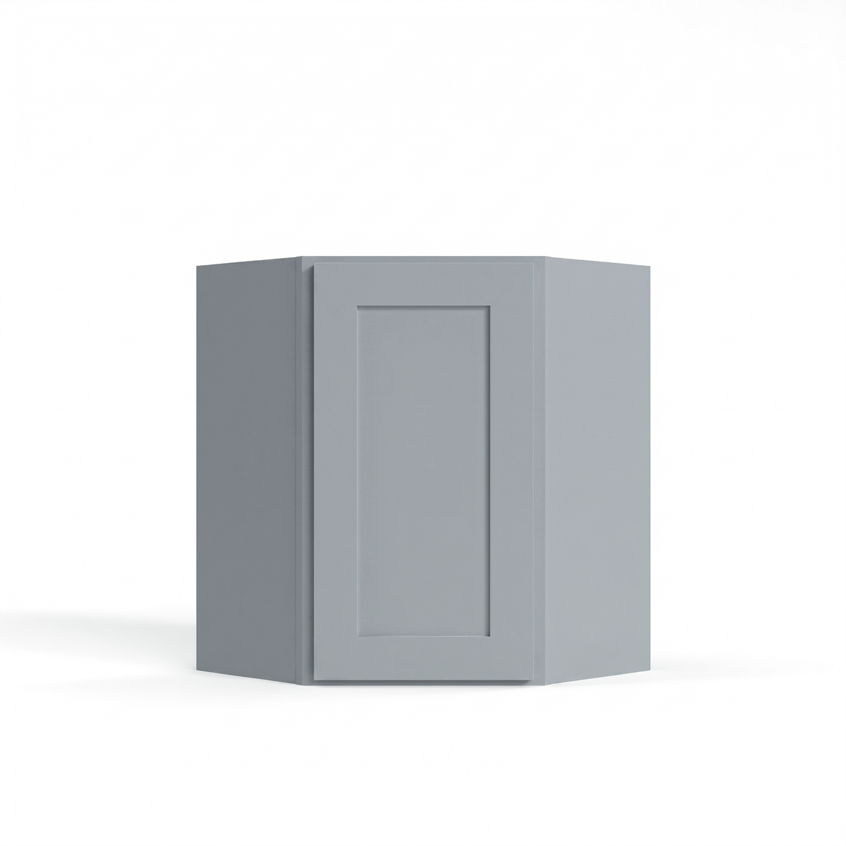 Shaker Gray 24" Diagonal Corner Wall Cabinet