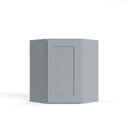Shaker Gray 24" Diagonal Corner Wall Cabinet
