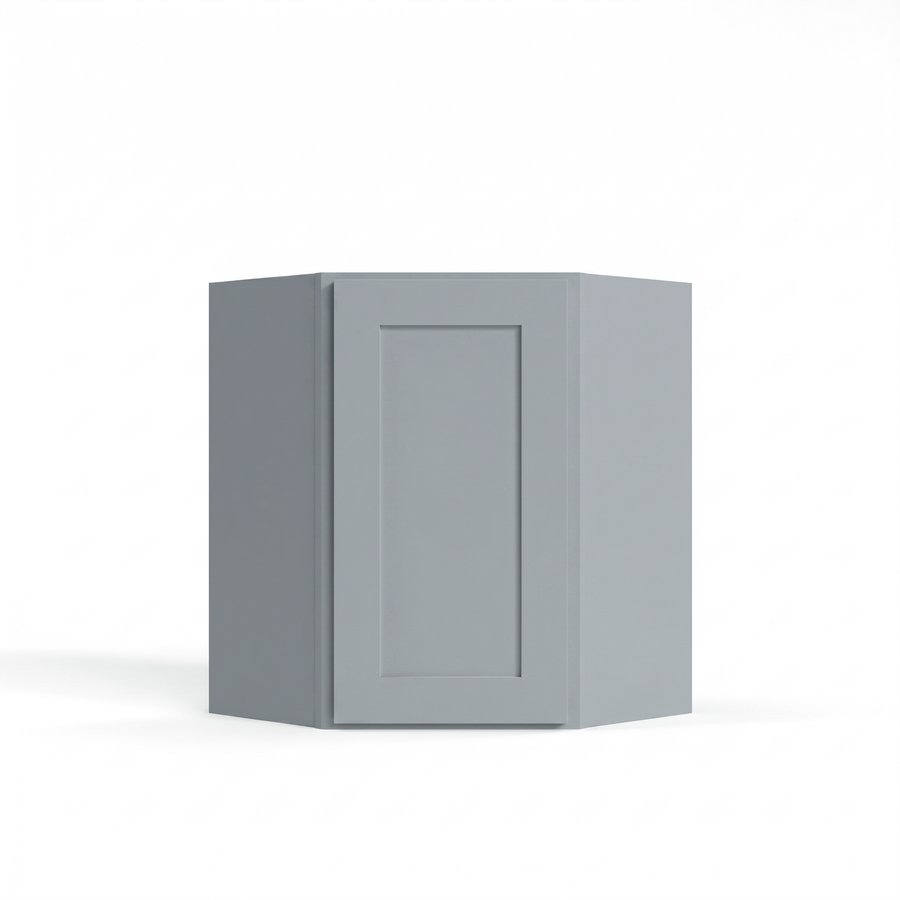 Shaker Gray 24" Diagonal Corner Wall Cabinet
