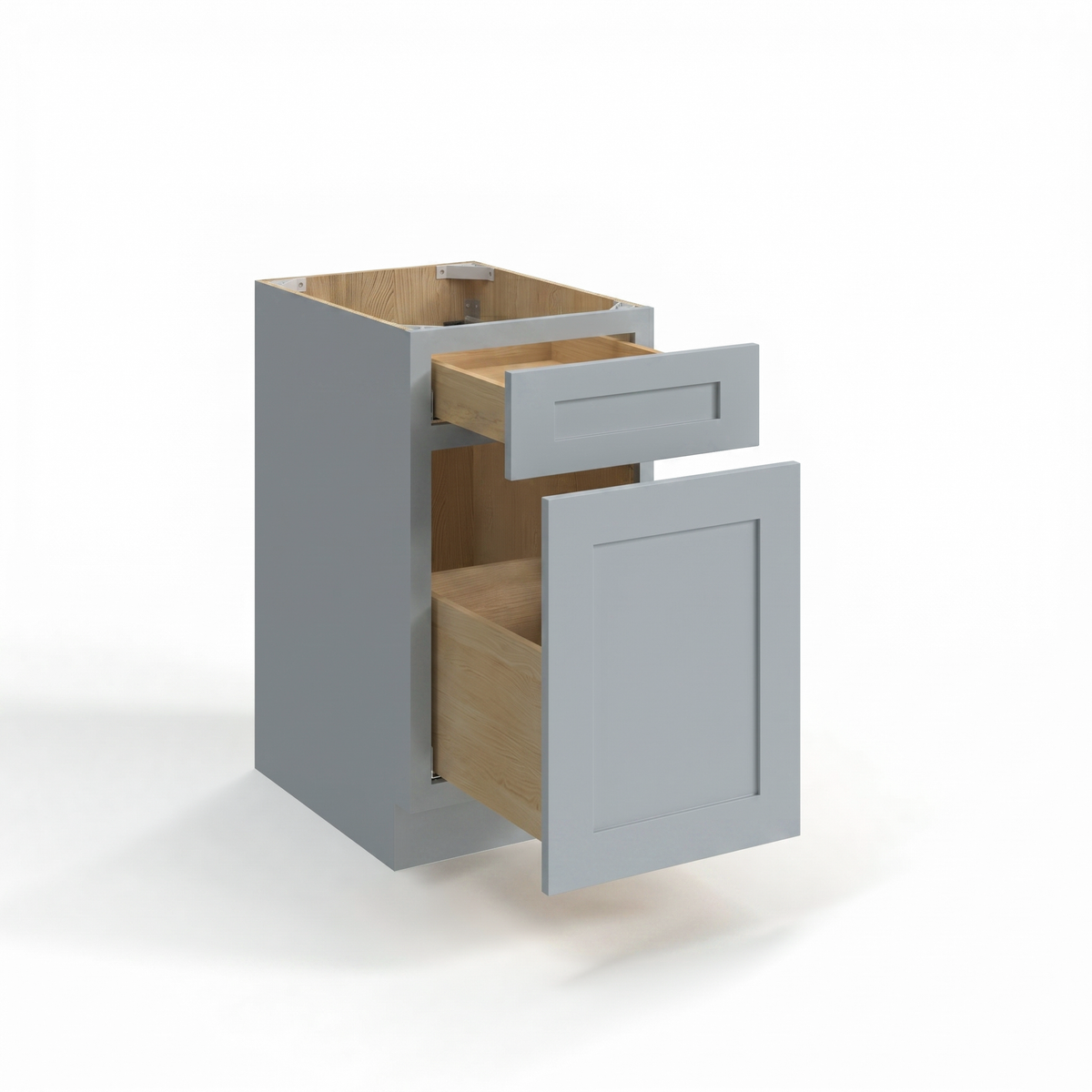 Shaker Gray 18" Drawer Base Cabinet