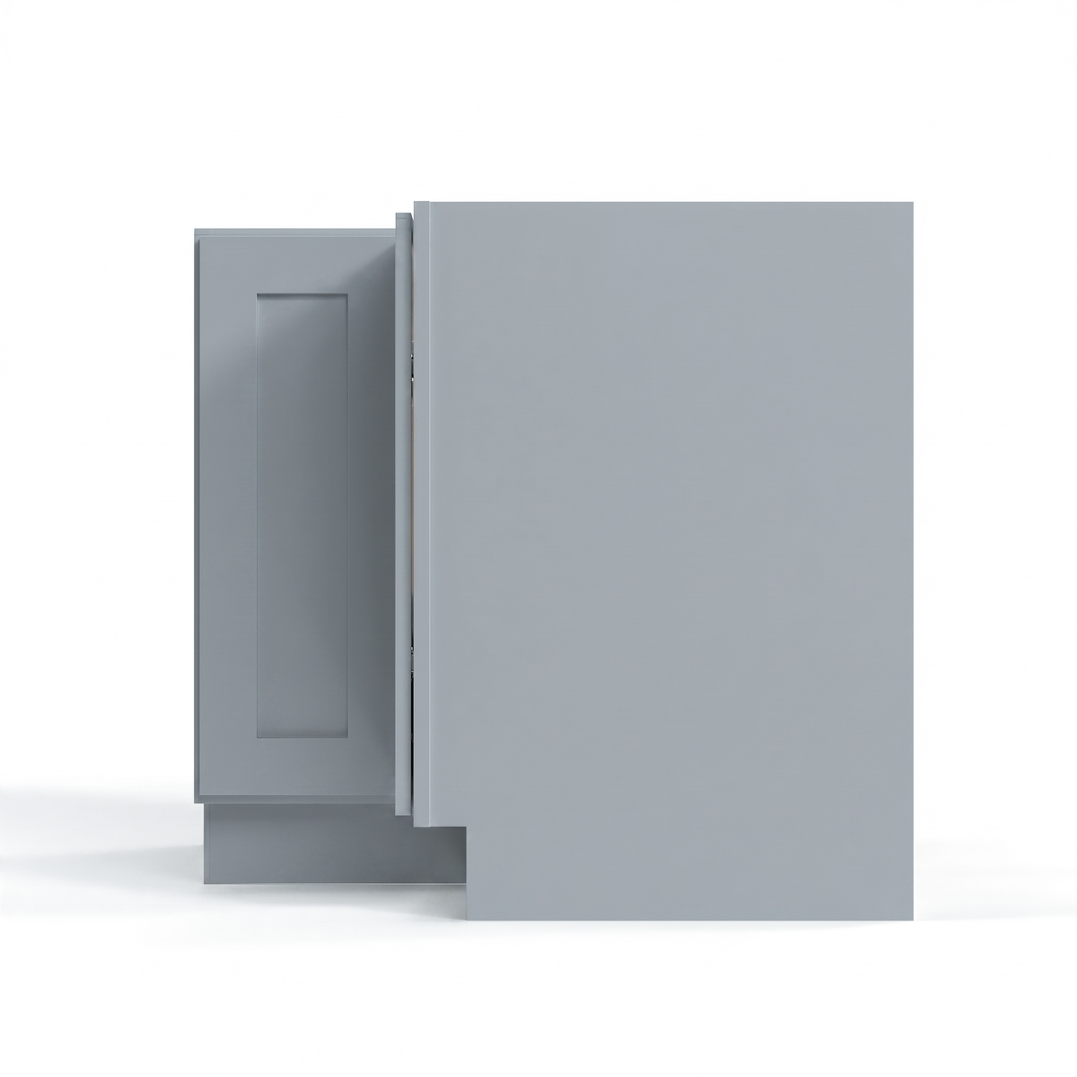 Shaker Gray 36" Lazy Susan Base Cabinet