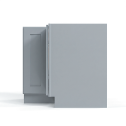 Shaker Gray 36" Lazy Susan Base Cabinet