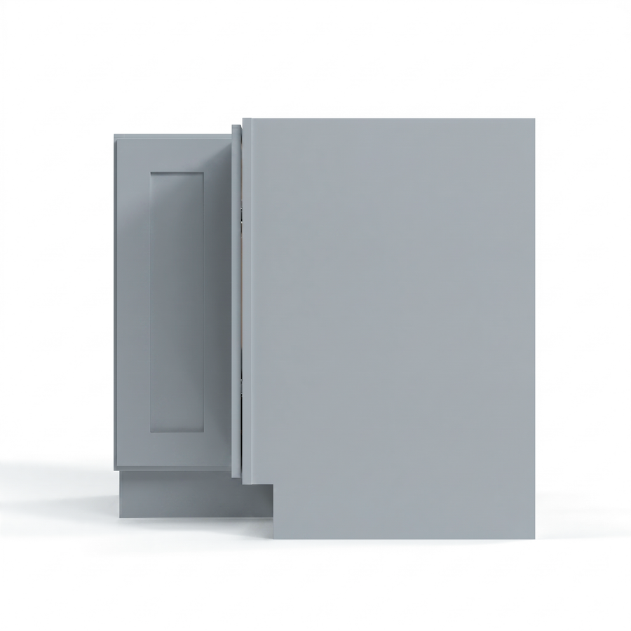 Shaker Gray 36" Lazy Susan Base Cabinet