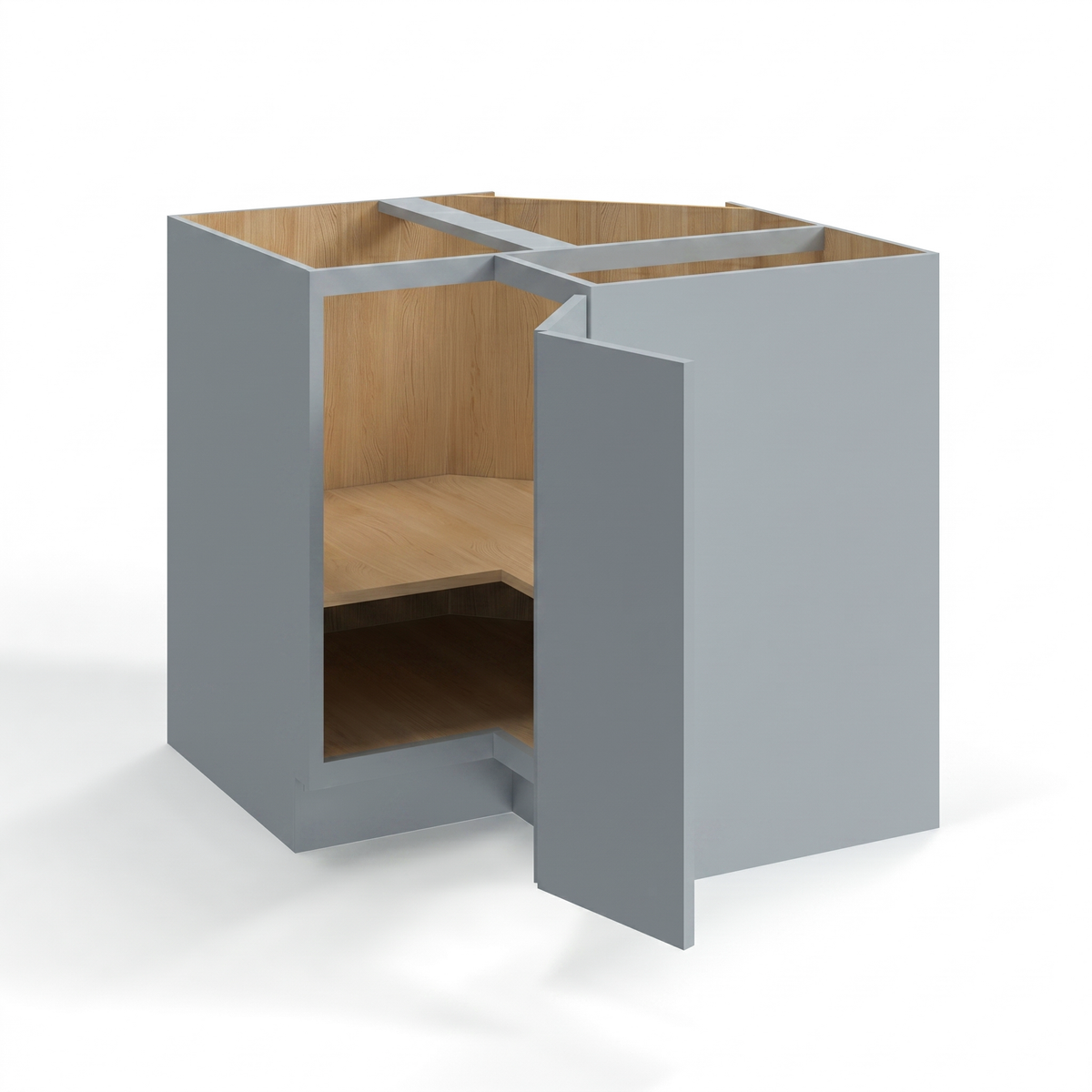 Shaker Gray 33" Lazy Susan Base Cabinet
