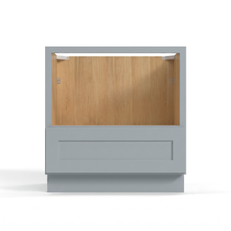 Shaker Gray 33" Microwave Base Cabinet