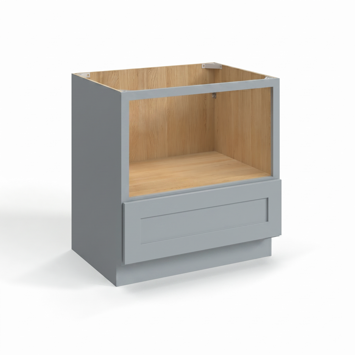 Shaker Gray 33" Microwave Base Cabinet