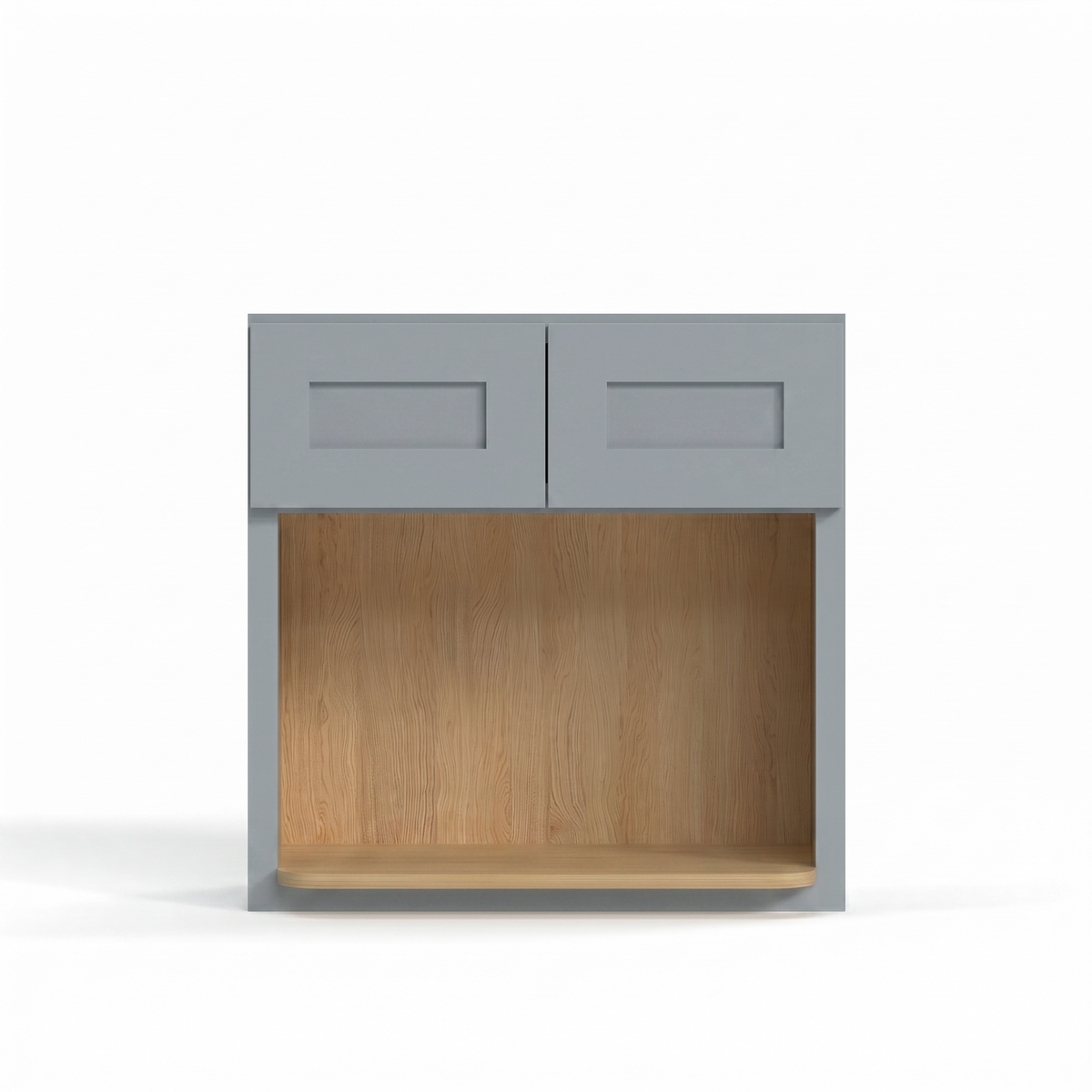 Shaker Gray 30" Microwave Wall Cabinet