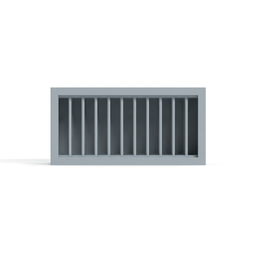 Shaker Gray 30" Wall Plate Rack Cabinet