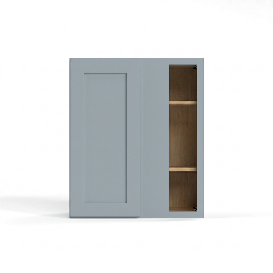 Shaker Gray 27" Blind Corner Wall Cabinet
