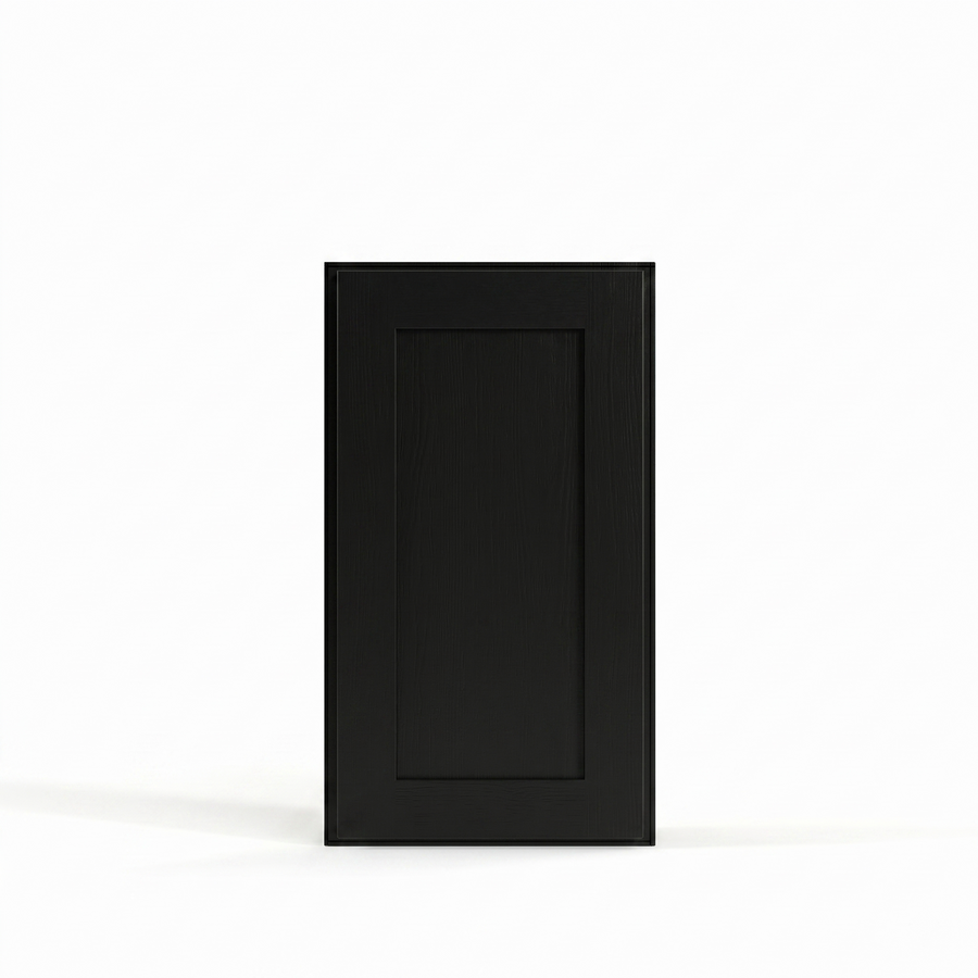 Iron Black 12" Angle Corner Wall Cabinet