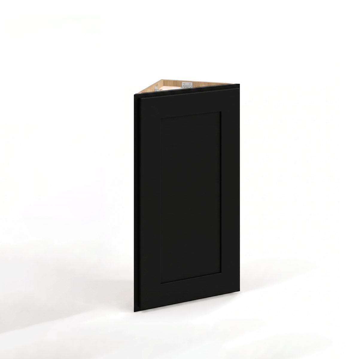 Iron Black 12" Angle Corner Wall Cabinet