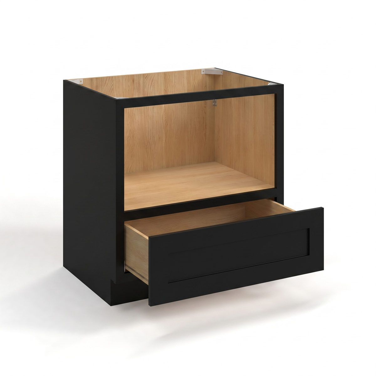 Iron Black 33" Microwave Base Cabinet