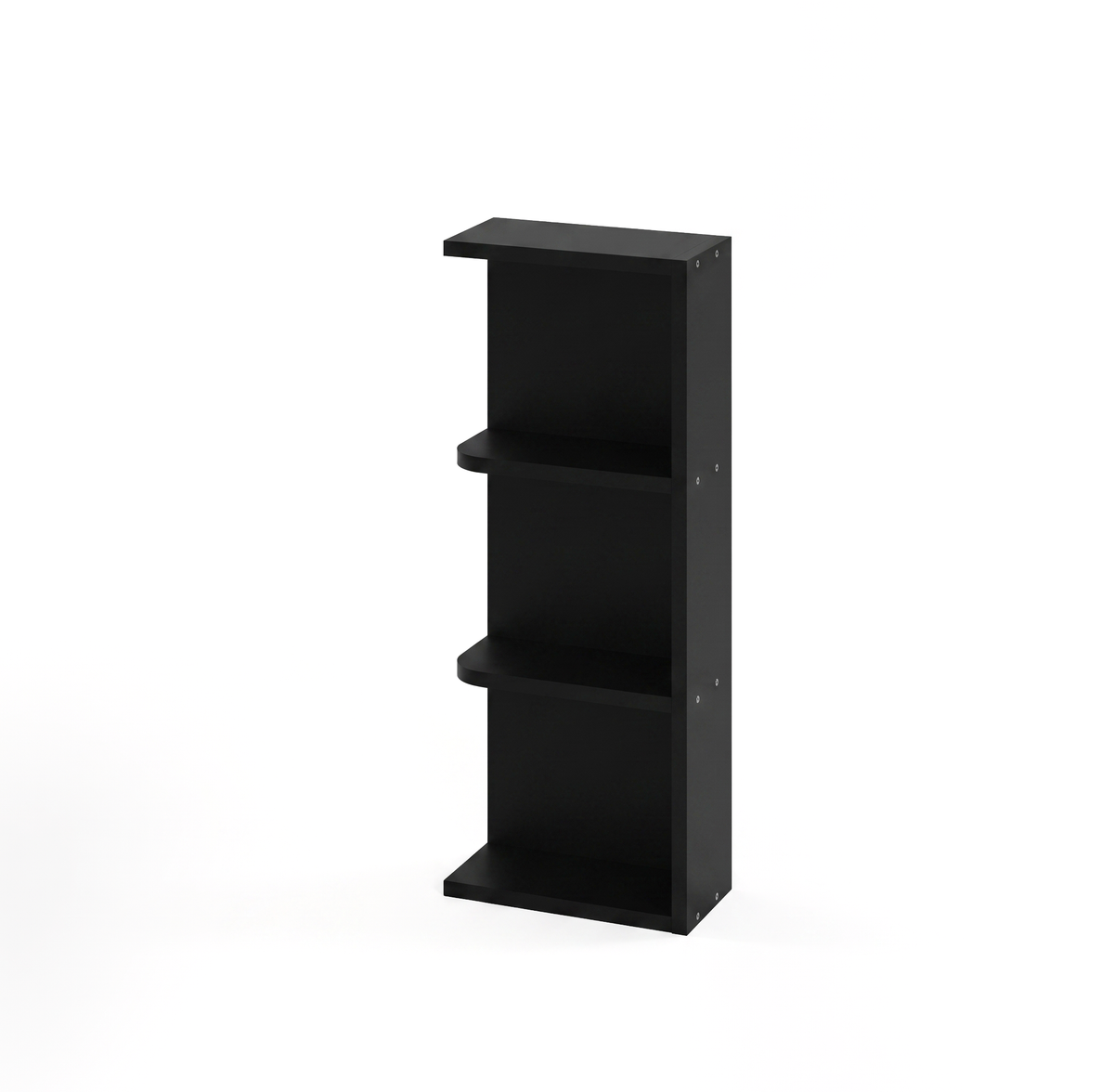 Iron Black 6" Wall End Shelf