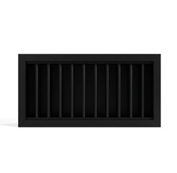 Iron Black 30" Wall Plate Rack Cabinet