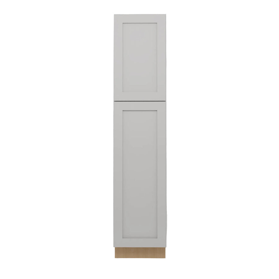 Luna Gray 18" Utility Cabinet front view