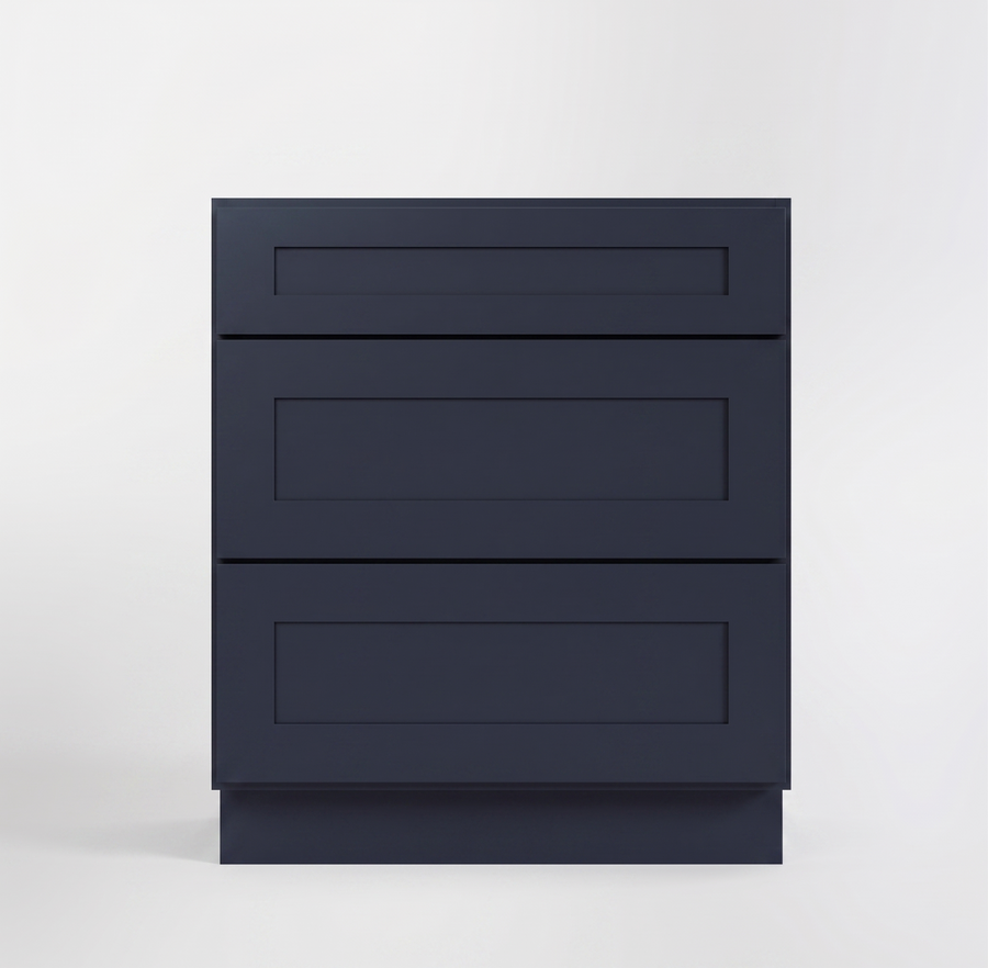 Navy Blue 27" Drawer Base Cabinet