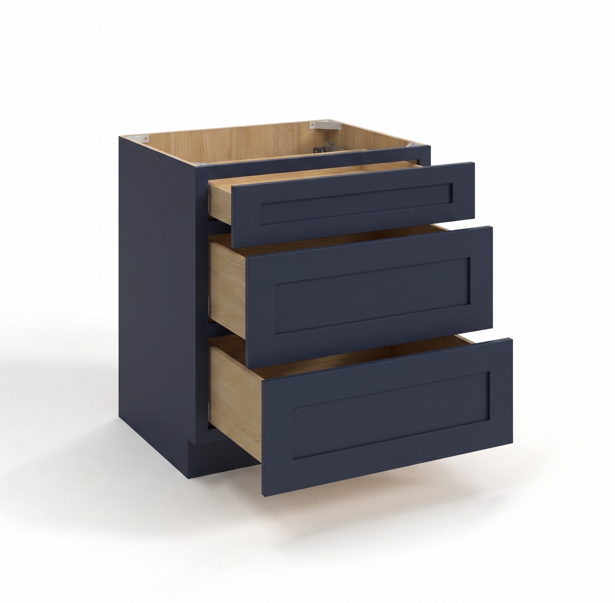Navy Blue 24" Drawer Base Cabinet