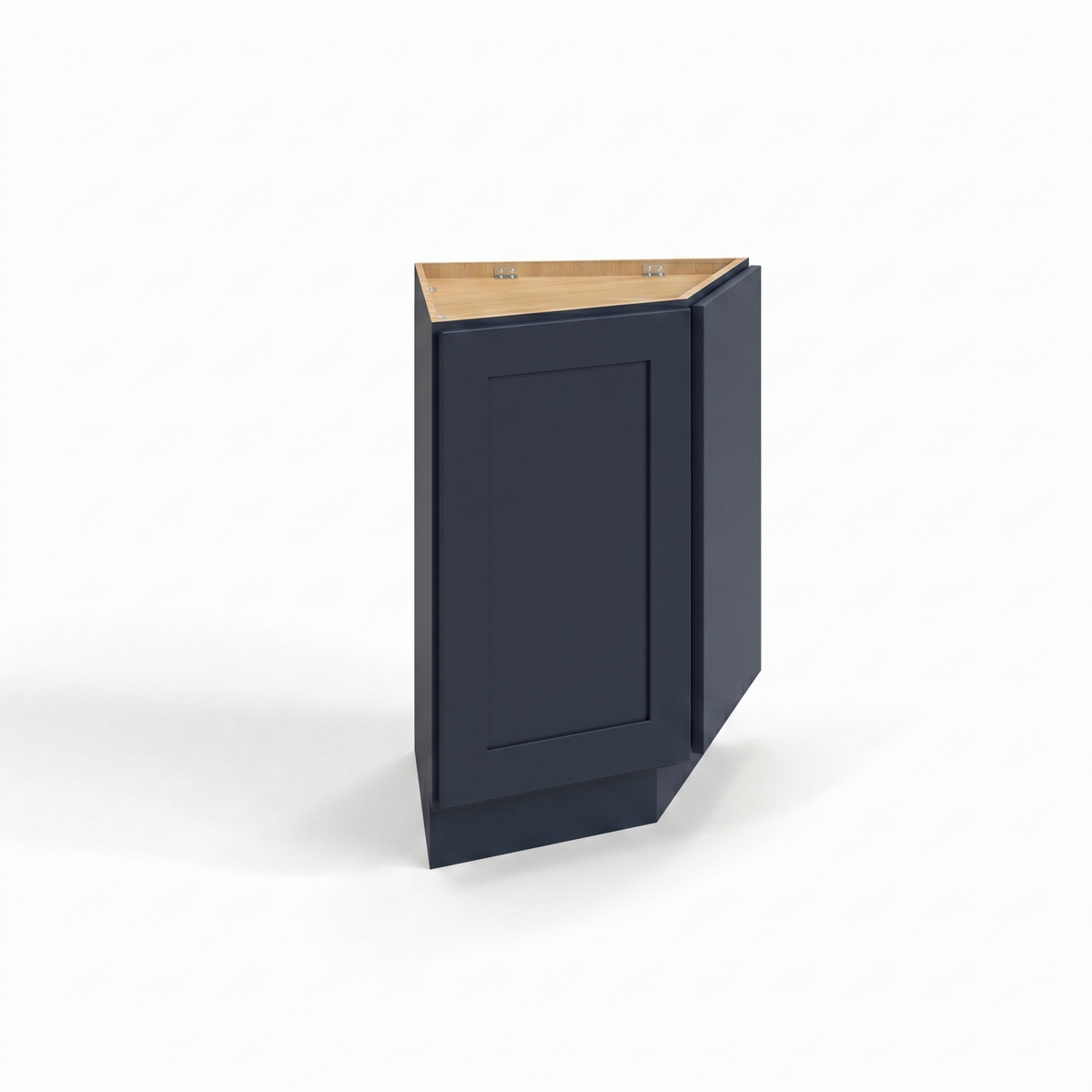 Navy Blue 24" Angle Corner Base Cabinet