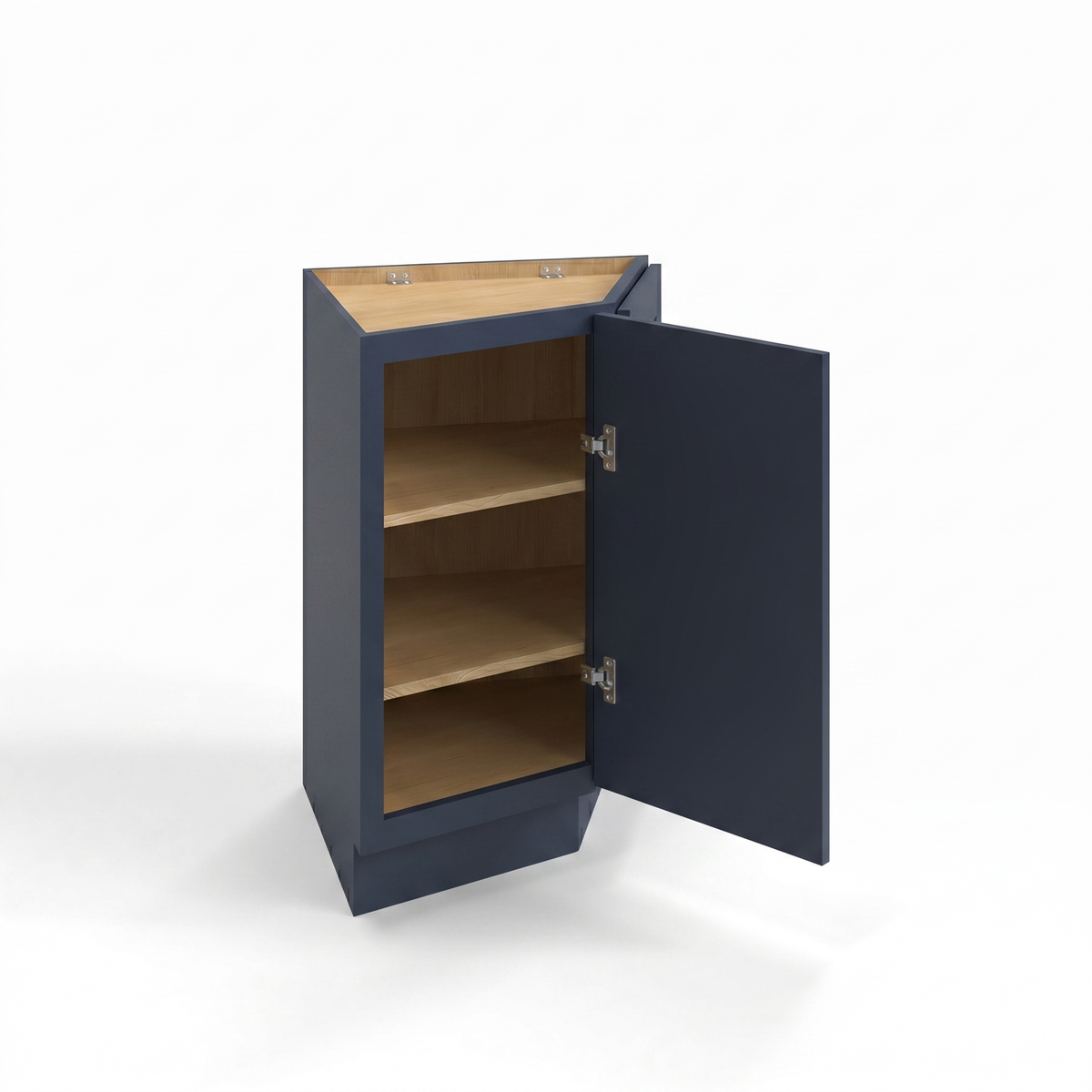 Navy Blue 24" Angle Corner Base Cabinet