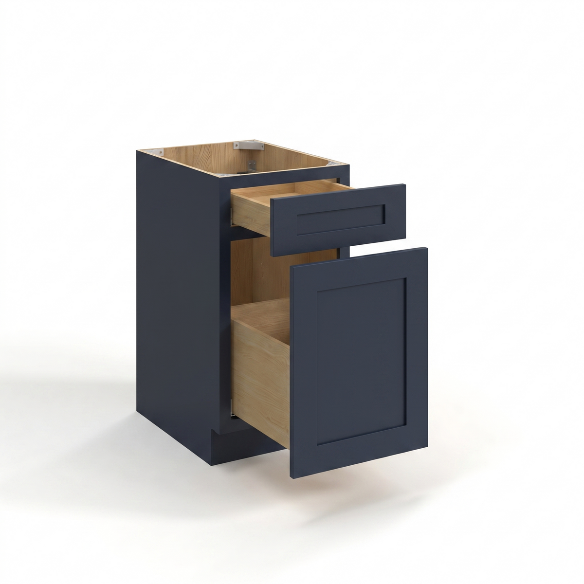 Navy Blue 18" Drawer Base Cabinet