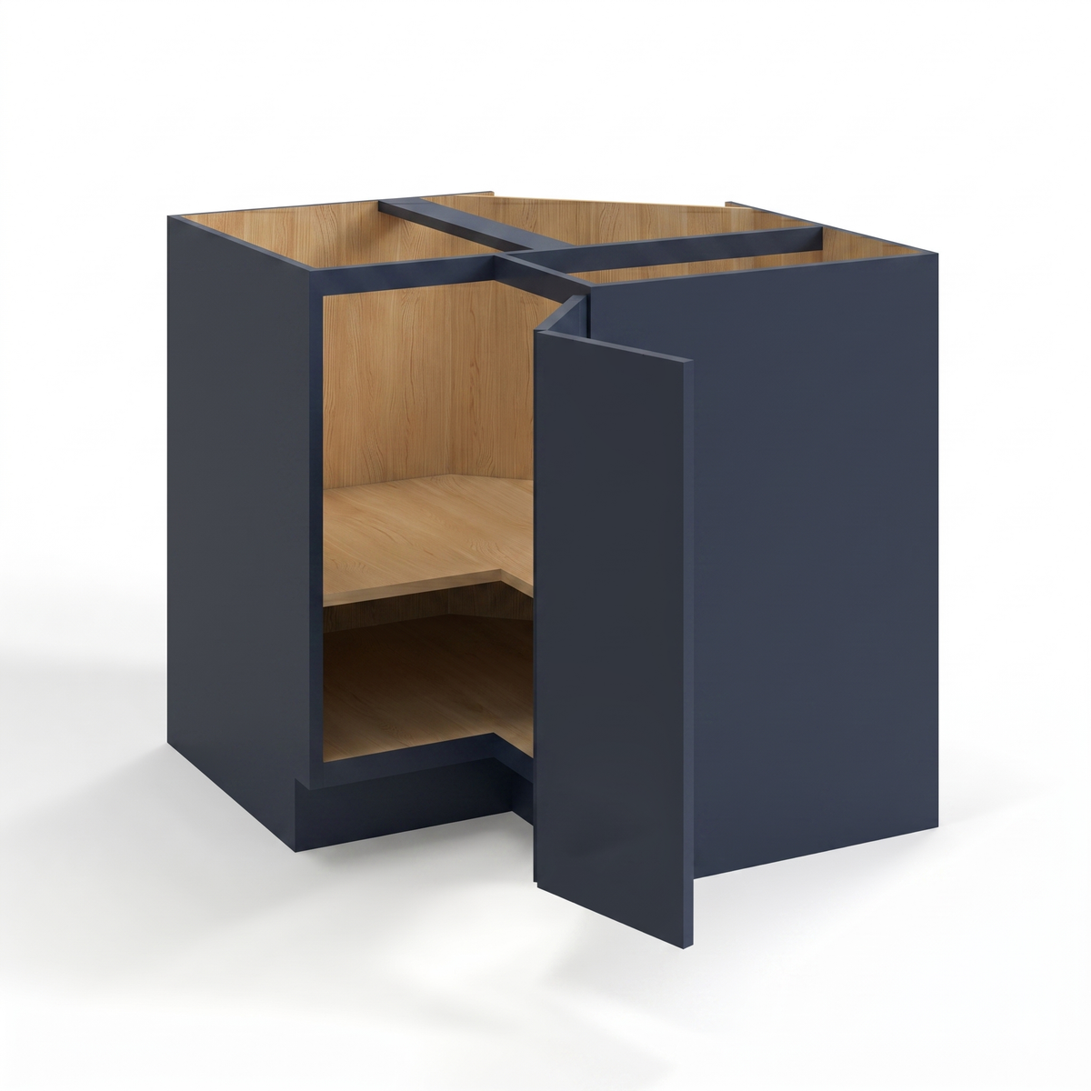 Navy Blue 33" Lazy Susan Base Cabinet
