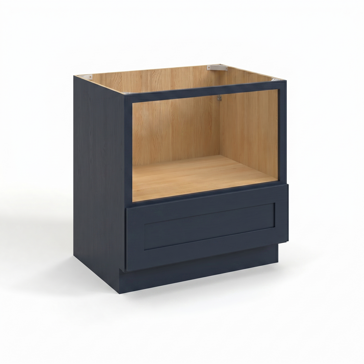 Navy Blue 30" Microwave Base Cabinet