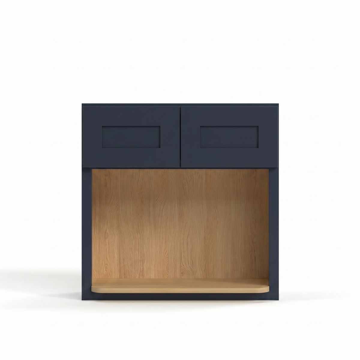 Navy Blue 30" Microwave Wall Cabinet