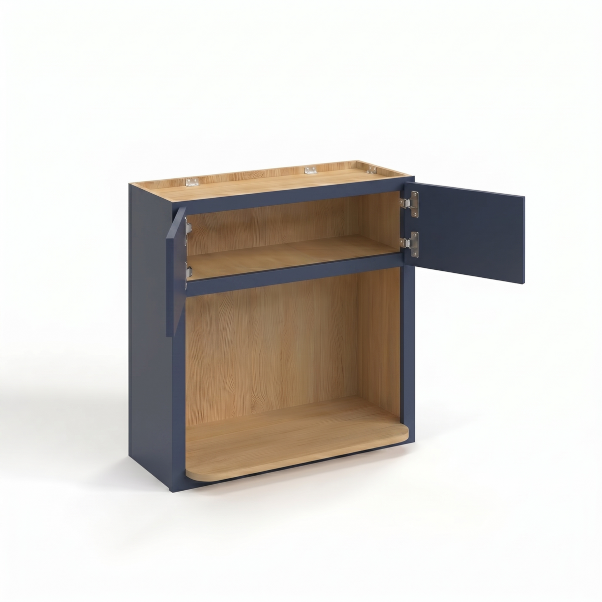 Navy Blue 30" Microwave Wall Cabinet